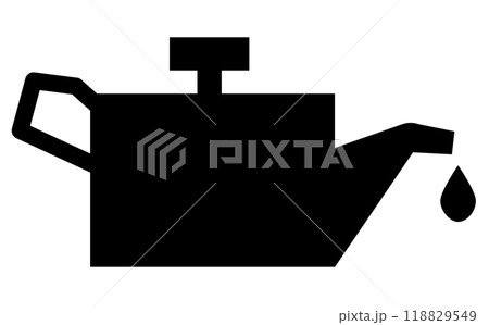 Change car oil icon. Engine oil sign. Car check on the dashboard symbol. Oil car logo. flat style. 118829549