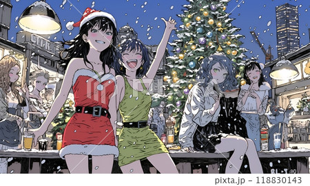 若者たちのクリスマスパーティ