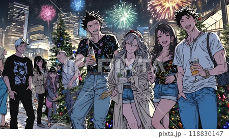 若者たちのクリスマスパーティ