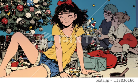 若者たちのクリスマスパーティ