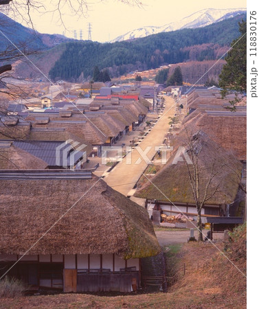 大内宿「国指定重要伝統的建造物群保存地区」/会津の旧宿場町 福島県南会津郡下郷町 118830176