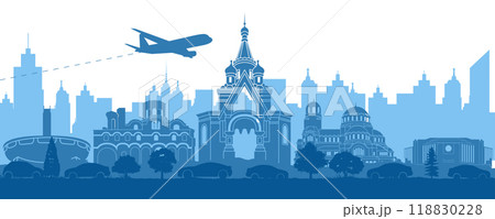 Bulgaria famous landmark silhouette style Bulgaria famous landmark silhouette style 118830228