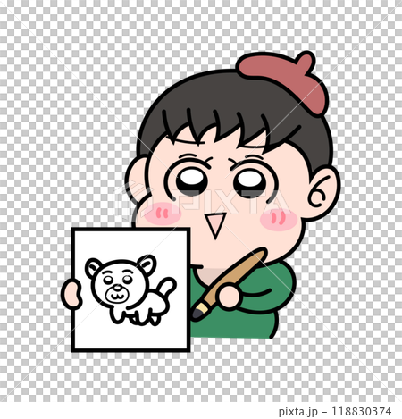 漫画家を夢見る男の子 118830374