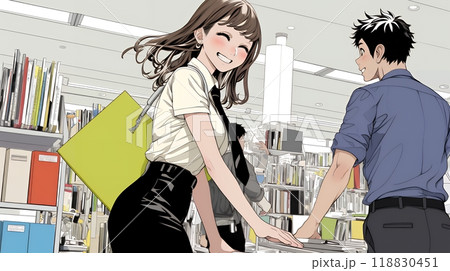 外回りの営業に出かけようとしている女性社員