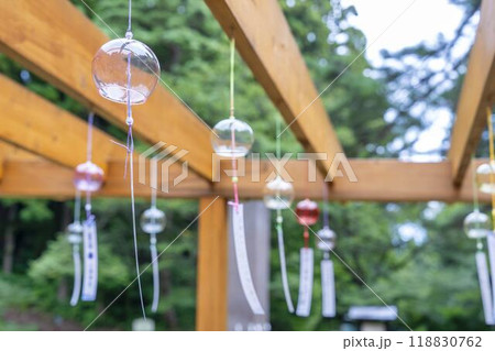 秋の土津神社　風鈴　福島県猪苗代町 118830762