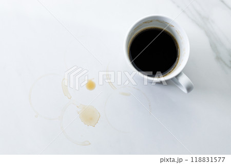 Palmier butterfly puff and Coffee 118831577