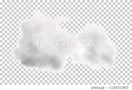 シンプルな雲のアイコンイラスト シンプルな雲のアイコンイラスト 118831903