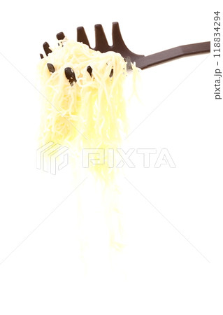 noodles on a white background 118834294