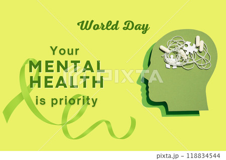 World Mental Health Day, created using Generative AI technology. World Mental Health Day, created using Generative AI technology. 118834544
