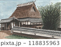 茅葺き屋根の古民家 118835963