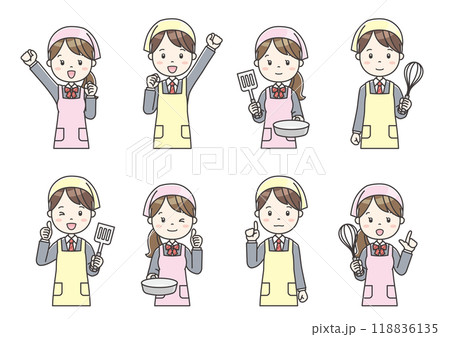 部活動イラスト04　Clip art of Club Activity Illustration 118836135