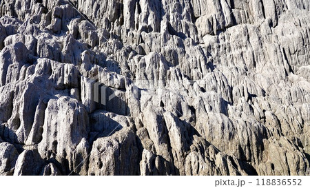 長崎県壱岐市の柱状節理の拡大写真 118836552