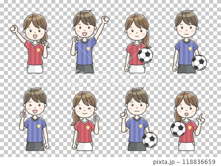 部活動イラスト10　Clip art of Club Activity Illustration 118836659