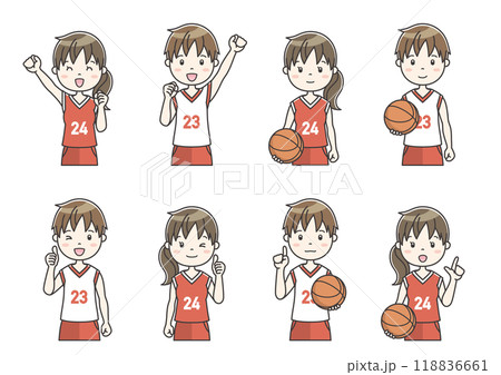 部活動イラスト12　Clip art of Club Activity Illustration 118836661