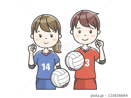 部活動イラスト15　Clip art of Club Activity Illustration 118836664