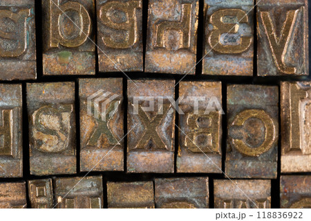 movable type alphabet set. movable type alphabet set. 118836922