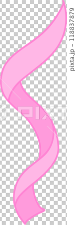 retro Pink ribbon bow border corner retro Pink ribbon bow border corner 118837879