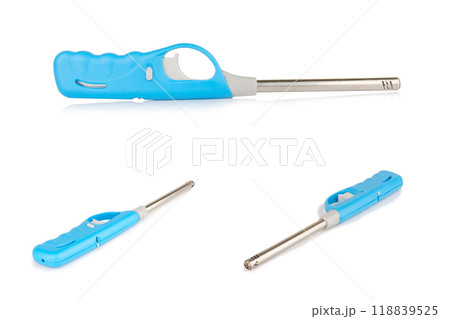 Gas lighter isolated on white background Gas lighter isolated on white background 118839525