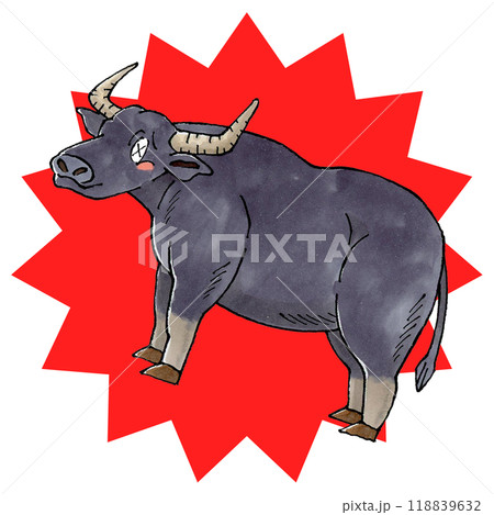 やられた水牛 118839632