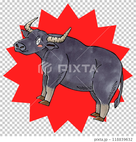 やられた水牛 118839632