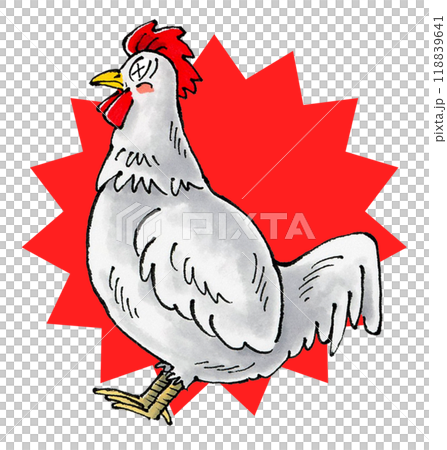 The defeated white chicken 118839641