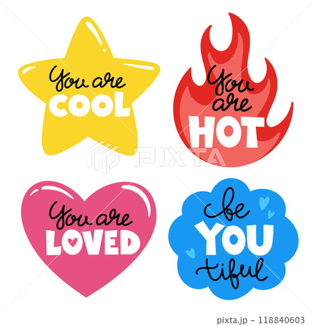 Retro groovy lettering-Daddy is my super hero. Retro slogan in round shape. Colourful trendy print design for posters, cards, T-shirts in hippie style 60s, 70s. 118840603