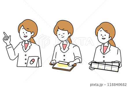 お薬の説明をする薬剤師 118840682