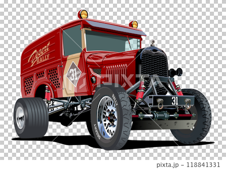 Custom fiction retro race truck concept 118841331
