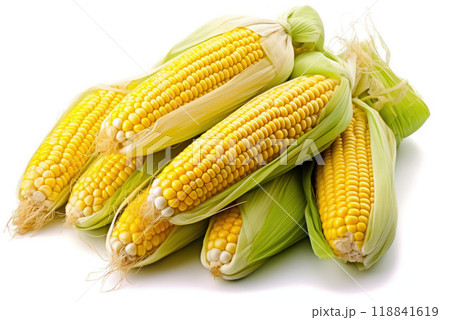 Tasty Corn on the Cob - a Savory Treat - Generative AI 118841619