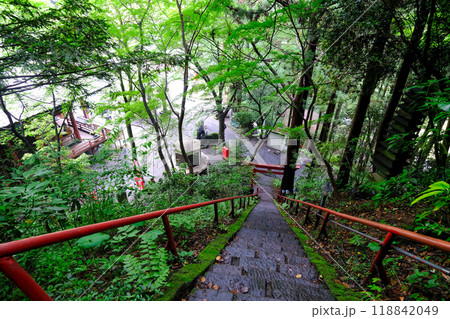群馬県 渋川市 水澤観世音 飯縄大権現階段 群馬県 渋川市 水澤観世音 飯縄大権現階段 118842049