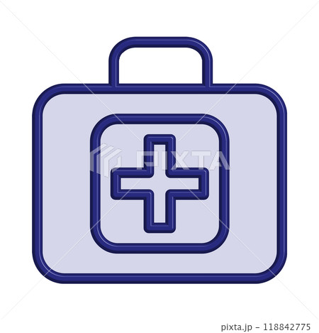 First aid kit icon template 118842775