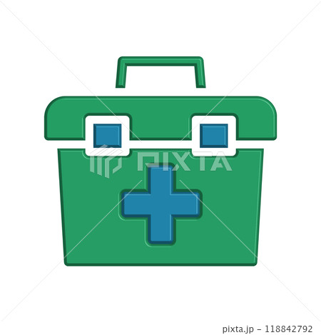 First aid kit icon template 118842792
