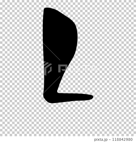 L (alphabet/capital letter)/Handwritten calligraphy material 118842980