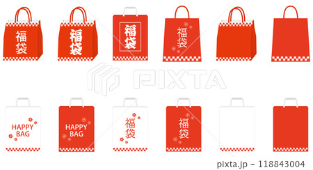 福袋イラストセット 118843004