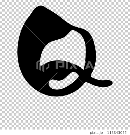 Q（字母/大寫字母）/手寫書法材料 118843055