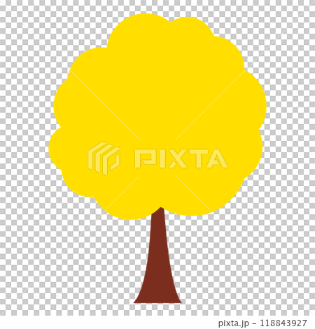 Illustration material: Trees, plants, autumn 118843927