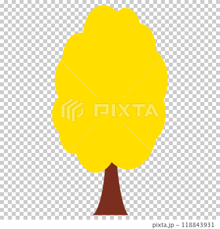 Illustration material: Trees, plants, autumn Illustration material: Trees, plants, autumn 118843931