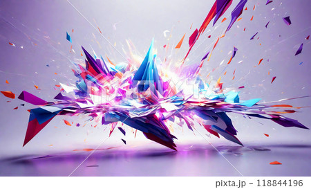 カラフルな模様が爆発する 118844196