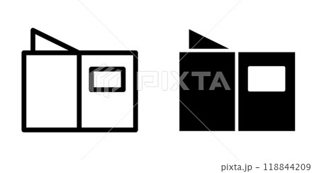 Illustration Vector graphic of book icon template Illustration Vector graphic of book icon template 118844209