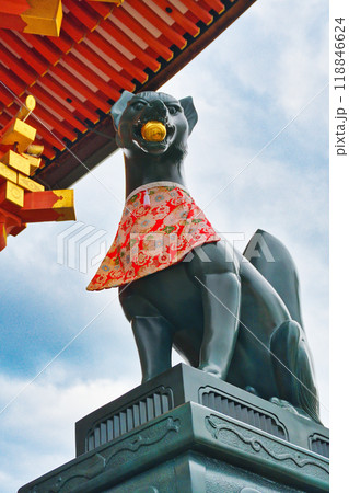 京都 伏見稲荷大社 狛狐(京都府京都市伏見区) 京都 伏見稲荷大社 狛狐(京都府京都市伏見区) 118846624