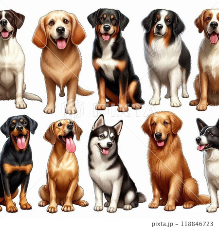 中型~大型犬10種類 中型~大型犬10種類 118846723