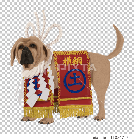 Illustration of Tosa dog 118847173