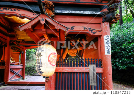群馬県　渋川市　水澤観世音　仁王門 118847213