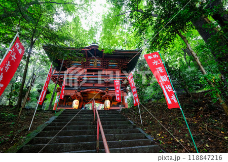 群馬県　渋川市　水澤観世音　仁王門 118847216