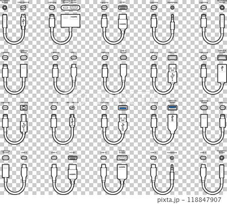 電纜連接器轉接器套裝 2 118847907