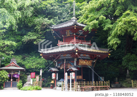 群馬県　渋川市　水澤観世音　六角堂 118848052