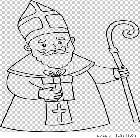 Saint's Day icon on transparent background 118848058