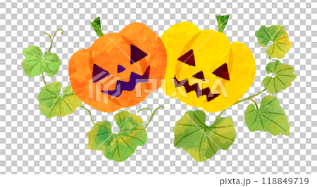 Halloween decoration illustration pumpkin Halloween decoration illustration pumpkin 118849719