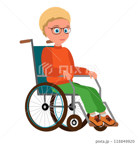 Illustration of Cute Smiling Kid Girl. Item 3 Illustration of Cute Smiling Kid Girl. Item 3 118849920