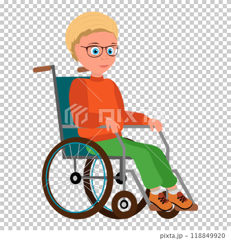 Illustration of Cute Smiling Kid Girl. Item 3 Illustration of Cute Smiling Kid Girl. Item 3 118849920